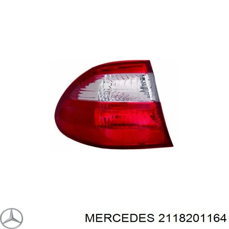 2118201164 Mercedes piloto posterior exterior izquierdo