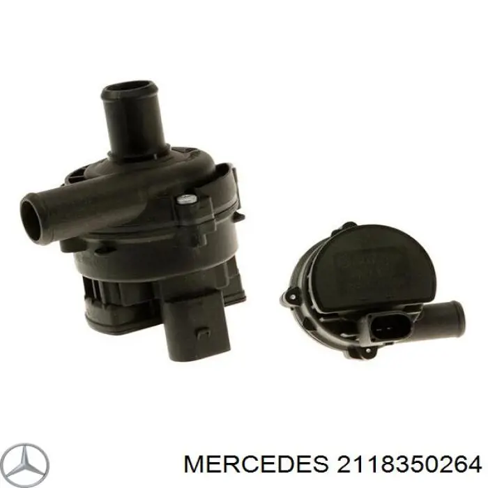 2118350264 Mercedes bomba de agua, adicional eléctrico