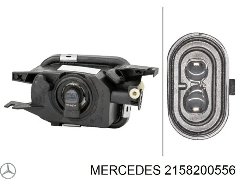 2158200556 Mercedes faro antiniebla izquierdo