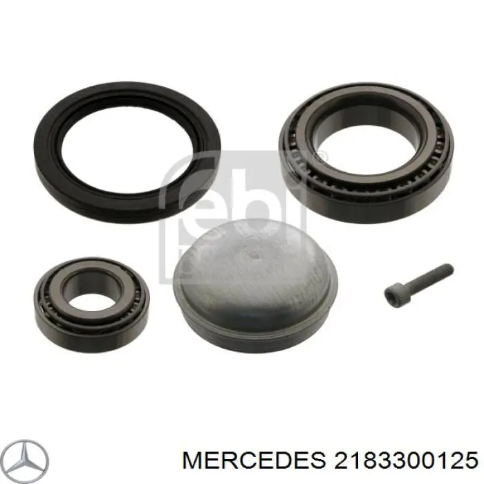 2183300125 Mercedes cubo de rueda delantero