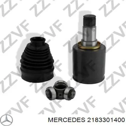  2183301400 Mercedes árbol de transmisión delantero derecho