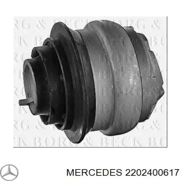 2202400617 Mercedes almoahada (soporte Del Motor Izquierda / Derecha)