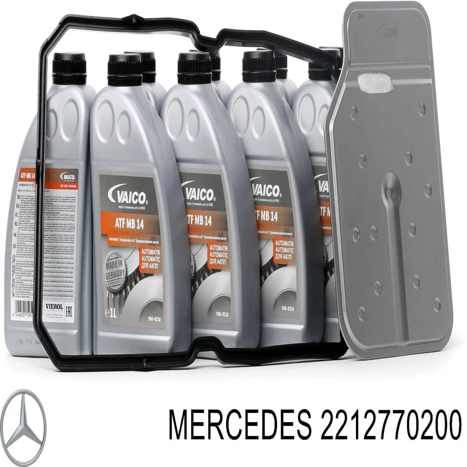 2212770200 Mercedes filtro hidráulico, transmisión automática