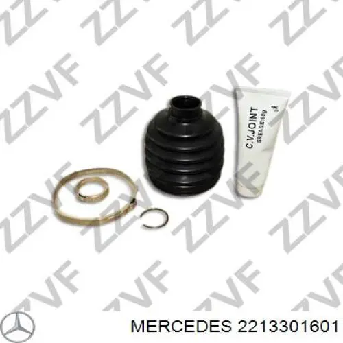 2213301601 Mercedes árbol de transmisión delantero izquierdo