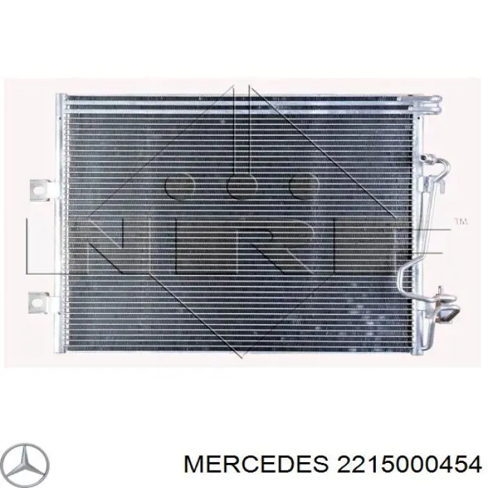 2215000454 Mercedes condensador aire acondicionado