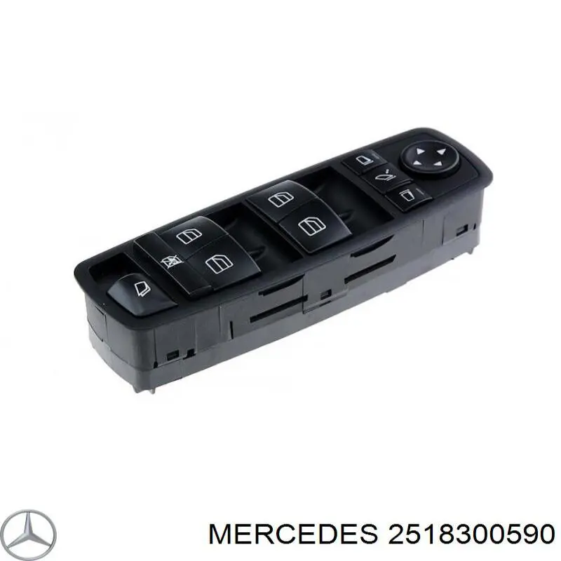 2518300590 Mercedes unidad de control elevalunas delantera izquierda