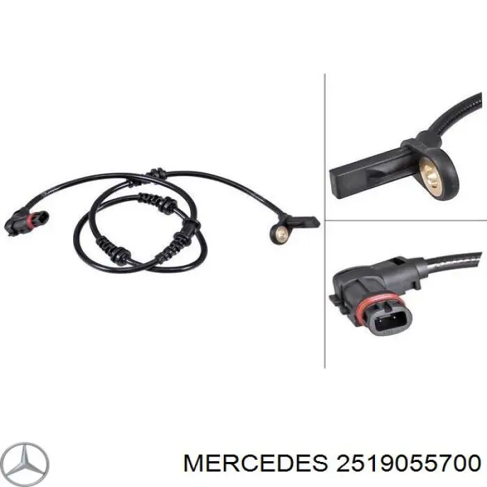 2519055700 Mercedes sensor abs delantero