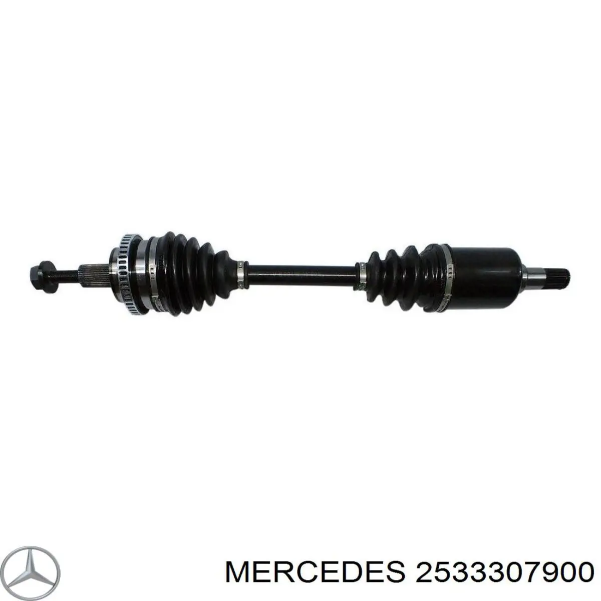 2533307900 Mercedes árbol de transmisión delantero izquierdo