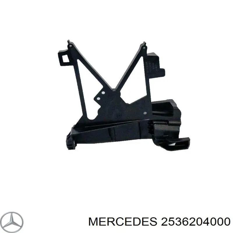 2536204000 Mercedes soporte del panel frontal derecho