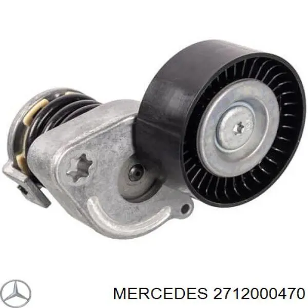 2712000470 Mercedes tensor de correa, correa poli v