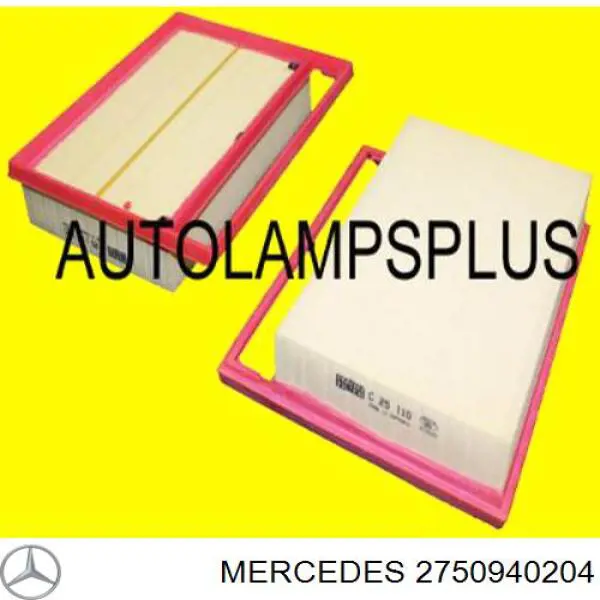 2750940204 Mercedes filtro de aire