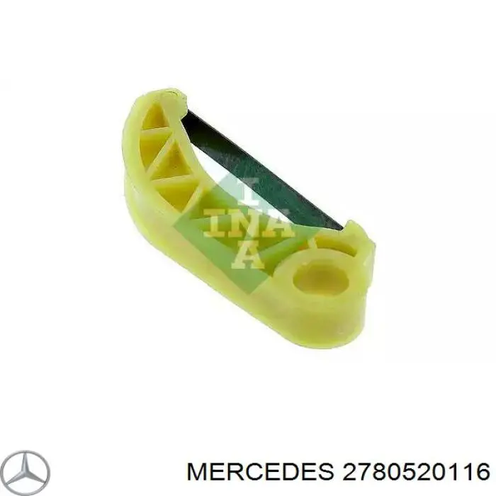 2780520116 Mercedes carril de deslizamiento, cadena de distribución izquierdo