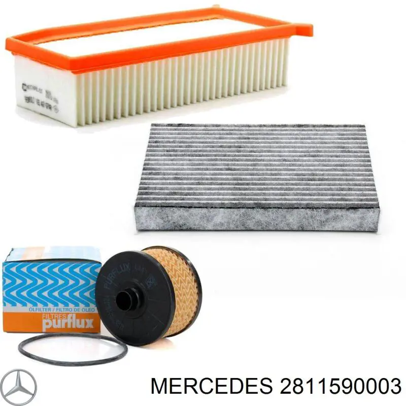 2811590003 Mercedes bujía de encendido