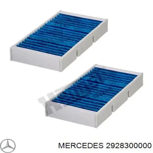 2928300000 Mercedes filtro de habitáculo