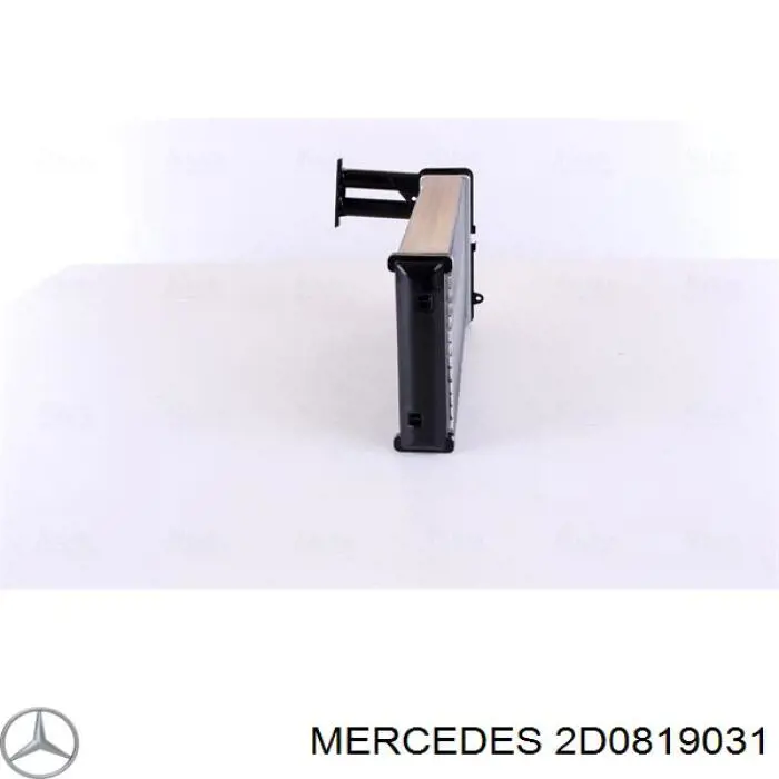 2D0819031 Mercedes radiador de calefacción