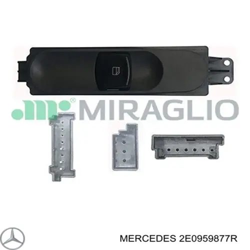 2E0959877R Mercedes unidad de control elevalunas delantera derecha