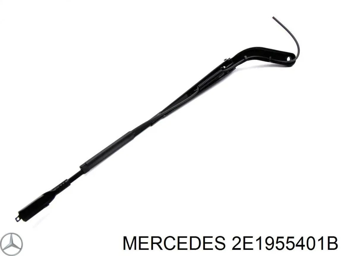 2E1955401B Mercedes brazo del limpiaparabrisas, lavado de parabrisas, luna delantera