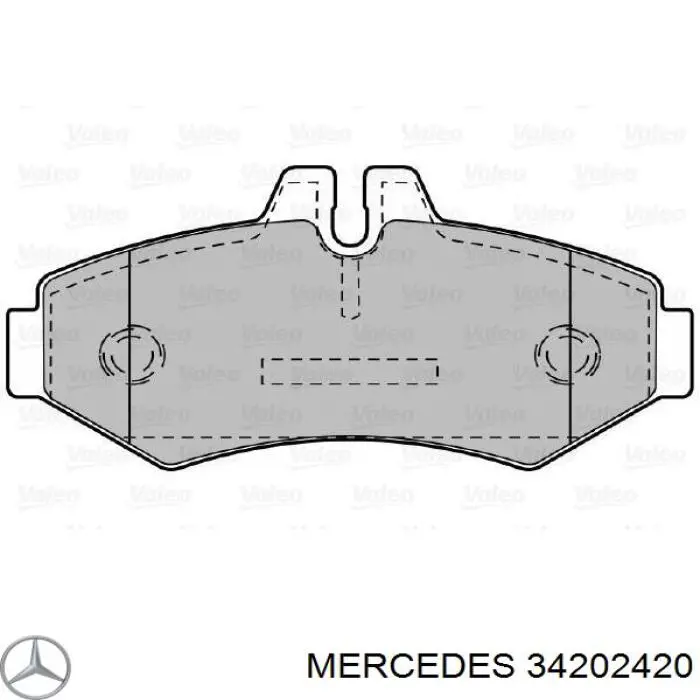 34202420 Mercedes pastillas de freno traseras