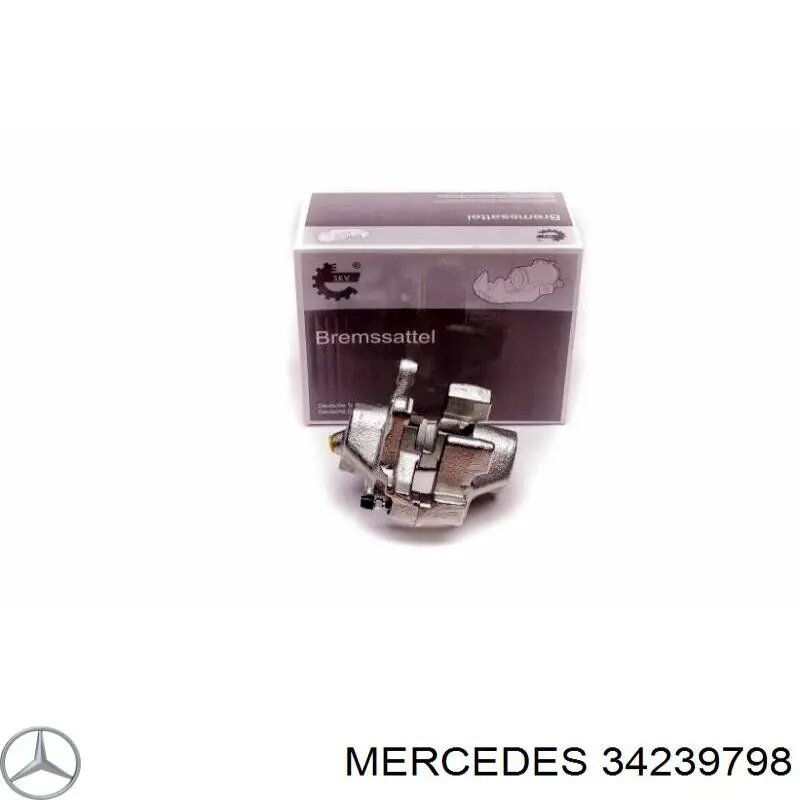 34239798 Mercedes pinza de freno trasero derecho