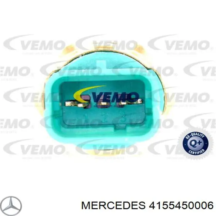 4155450006 Mercedes interruptor, piloto de marcha atrás