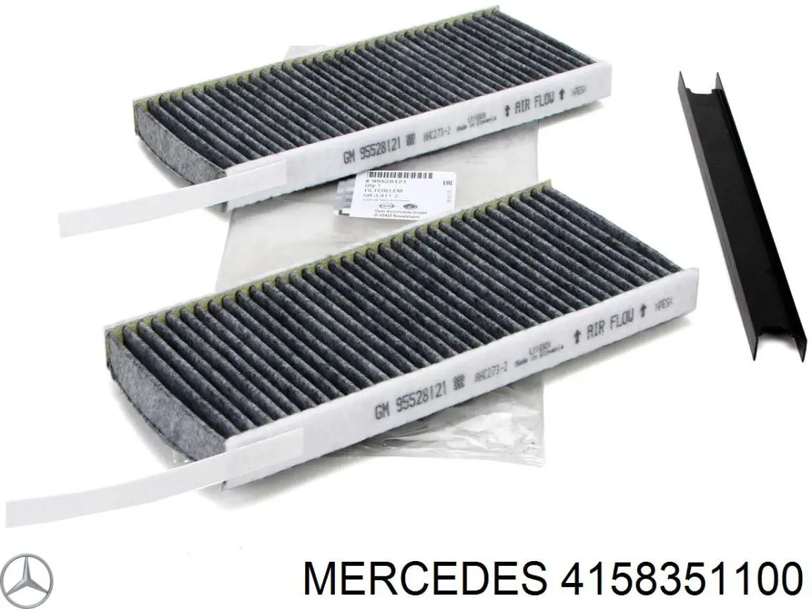 4158351100 Mercedes filtro de habitáculo