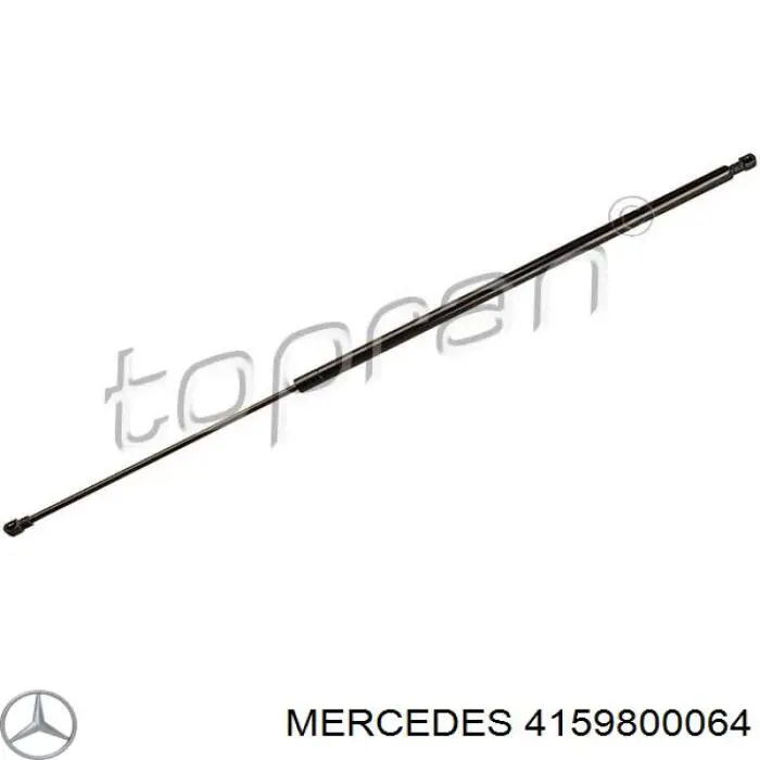 4159800064 Mercedes amortiguador de maletero