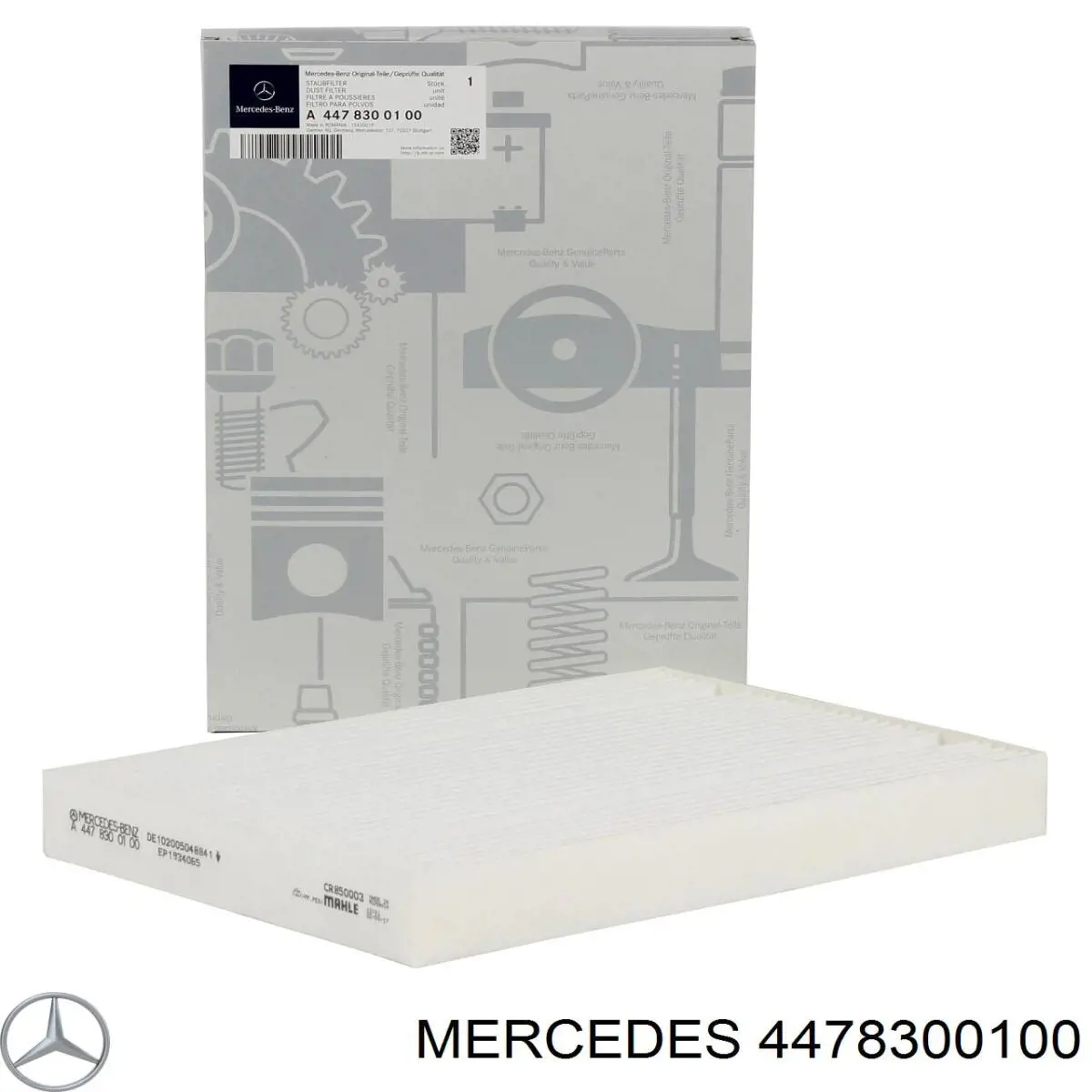 4478300100 Mercedes filtro de habitáculo