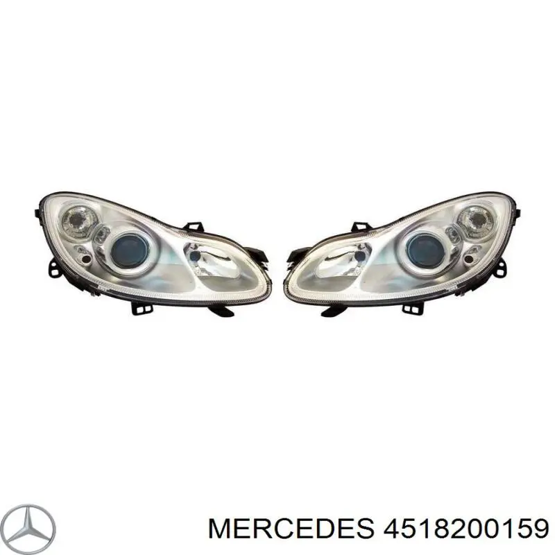 4518200159 Mercedes faro izquierdo