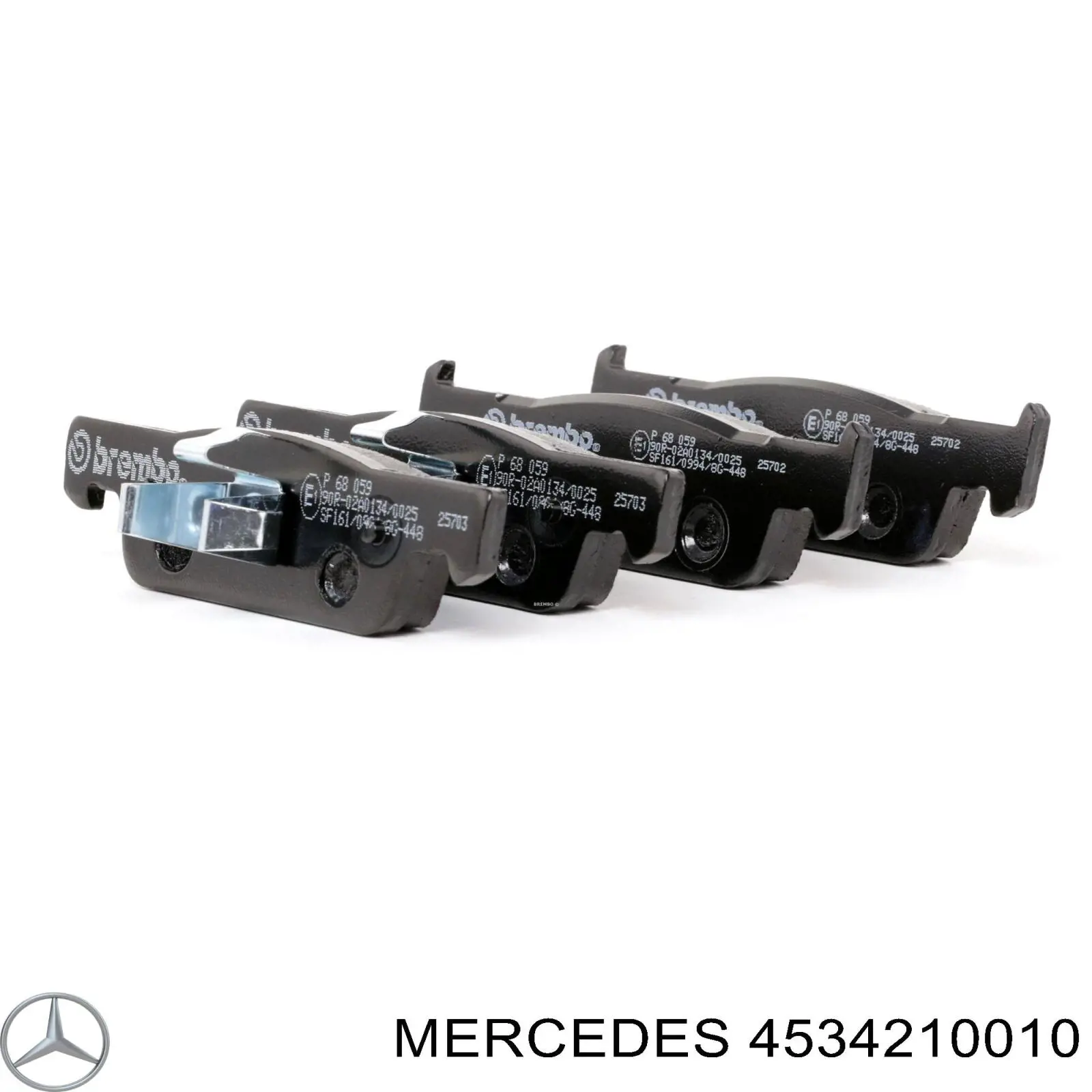 4534210010 Mercedes pastillas de freno delanteras