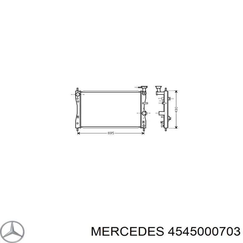 4545000703 Mercedes 