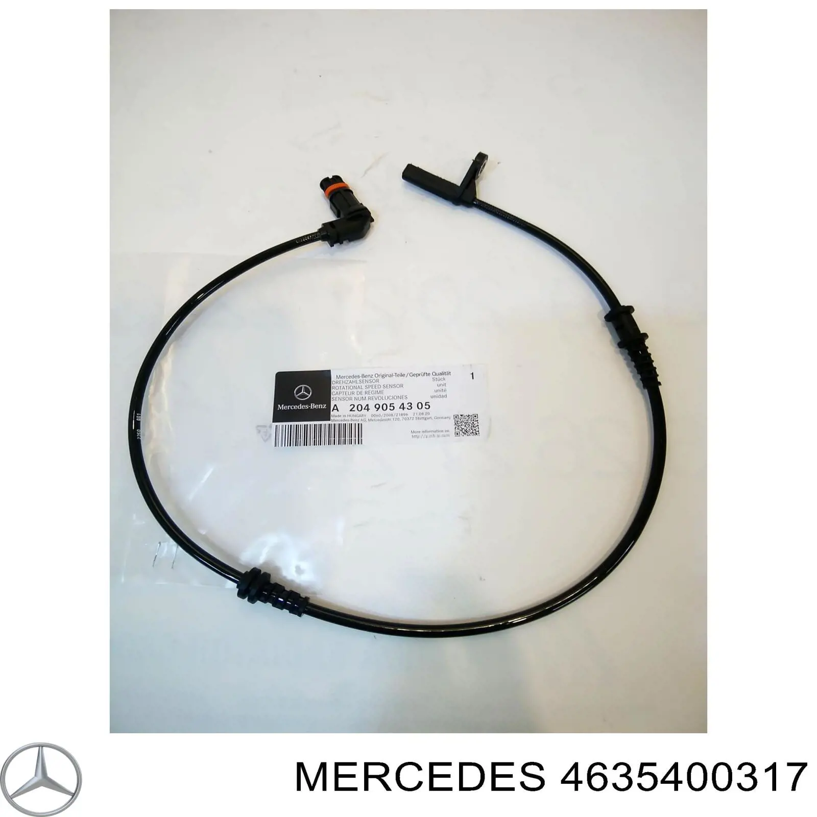 4635400317 Mercedes sensor abs delantero