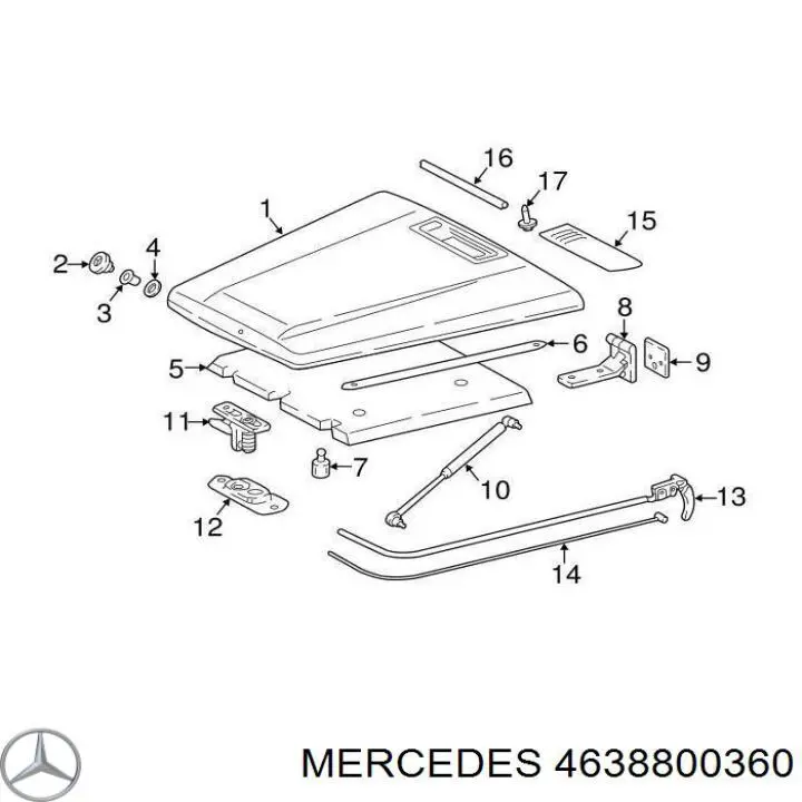 A4638800360 Mercedes 