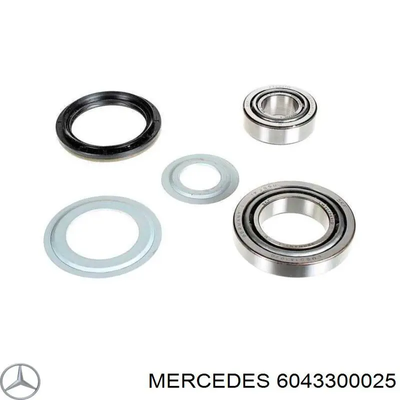 6043300025 Mercedes cojinete de rueda delantero