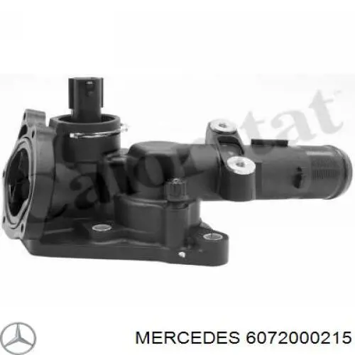 6072000215 Mercedes caja del termostato