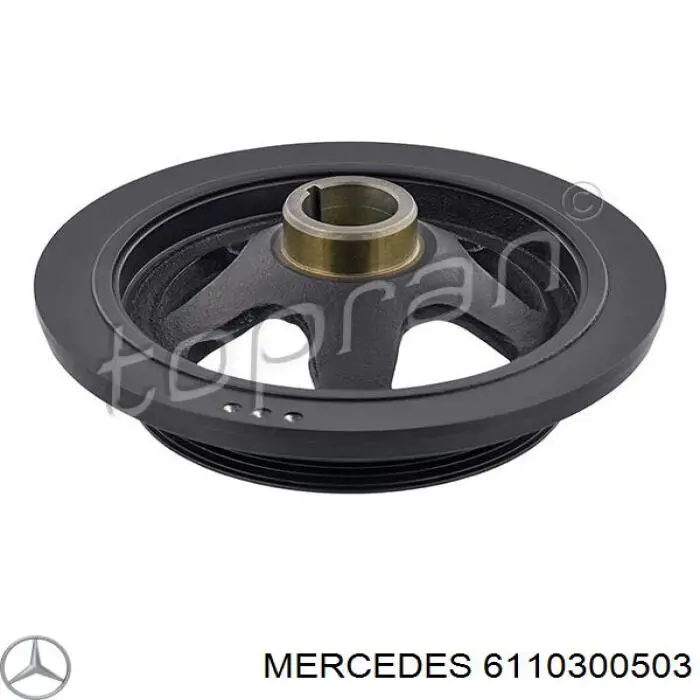 6110300503 Mercedes polea, cigüeñal