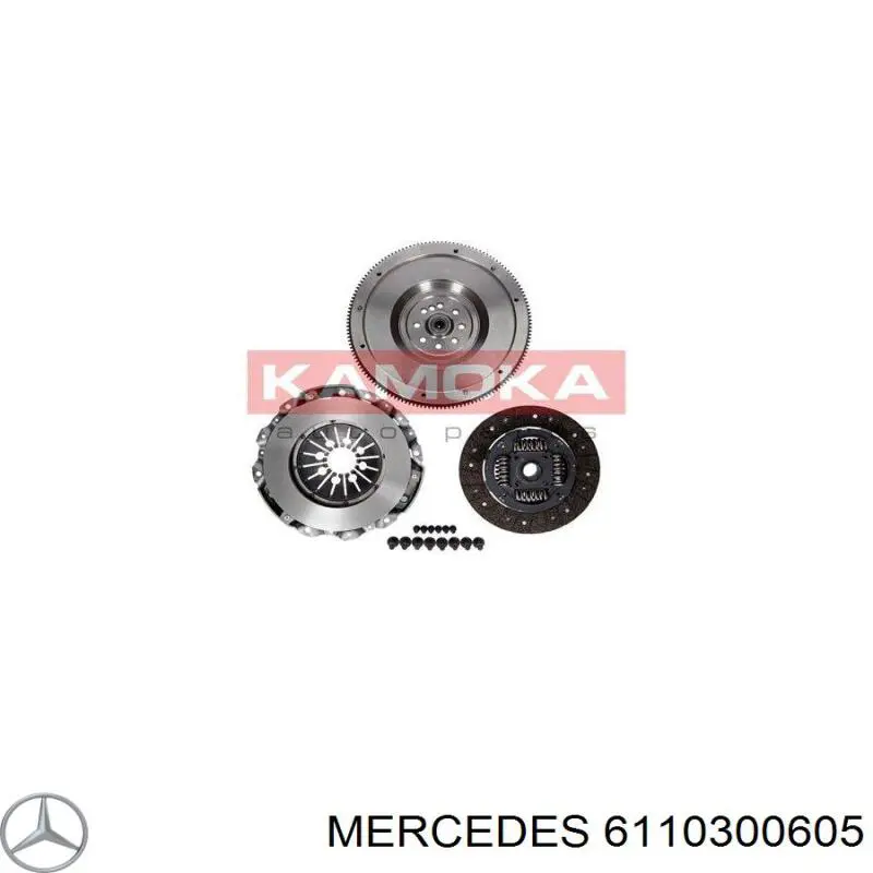 6110300605 Mercedes kit de embrague (3 partes)