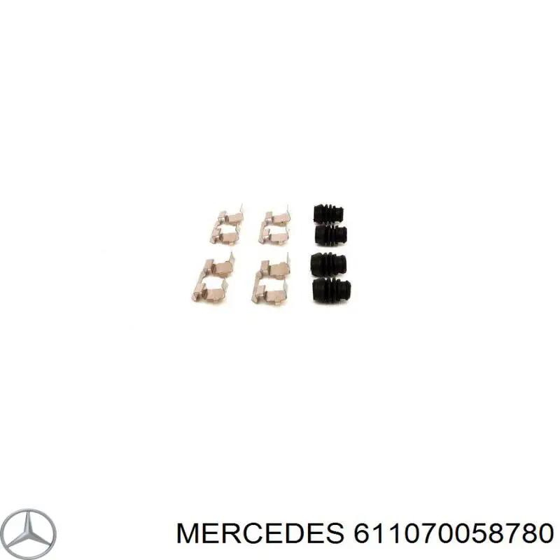 611070058780 Mercedes inyector de combustible