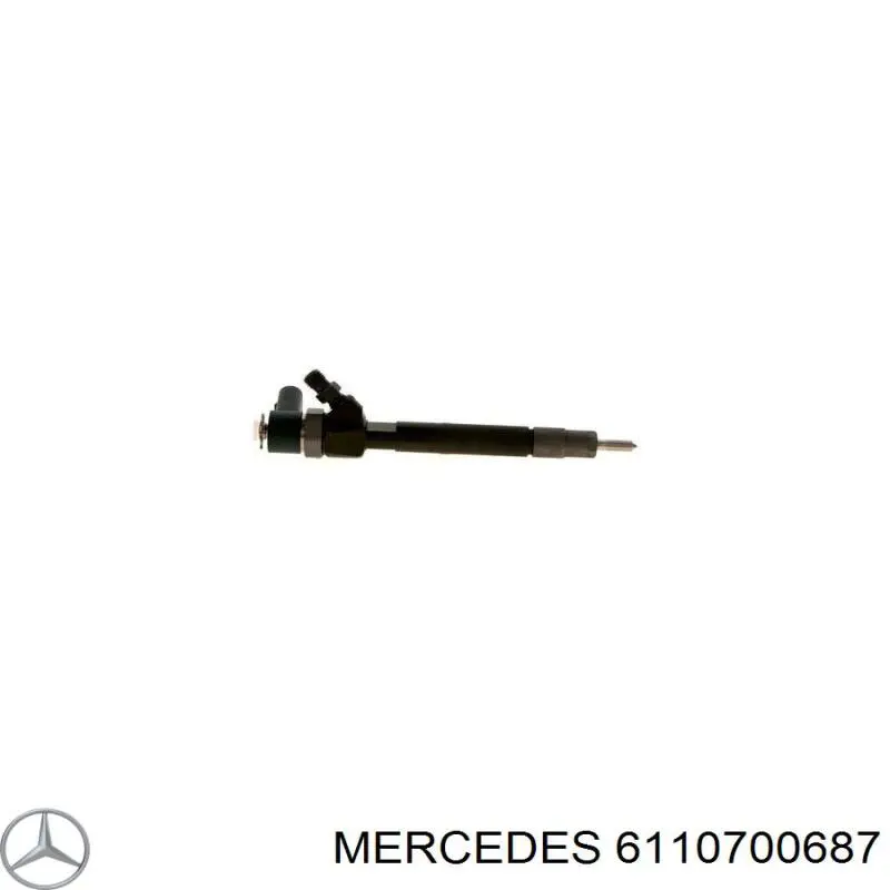 6110700687 Mercedes inyector de combustible