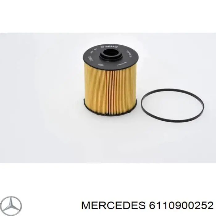 6110900252 Mercedes caja, filtro de combustible