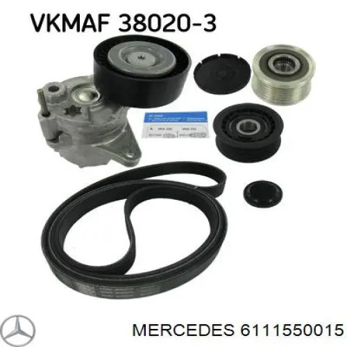 6111550015 Mercedes poleas juego de piezas