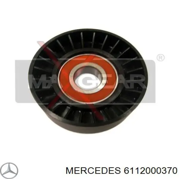 6112000370 Mercedes tensor de correa, correa poli v