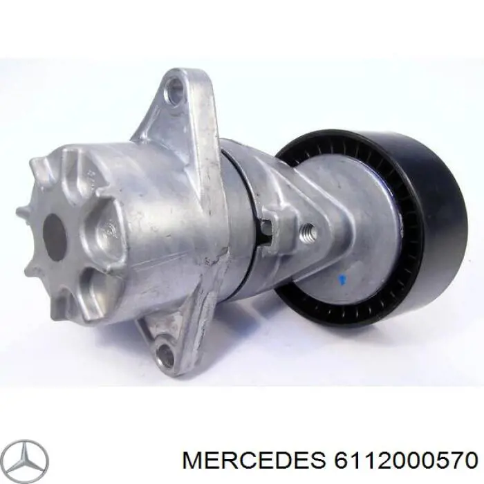 6112000570 Mercedes tensor de correa, correa poli v