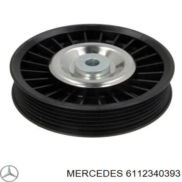 6112340393 Mercedes polea inversión / guía, correa poli v