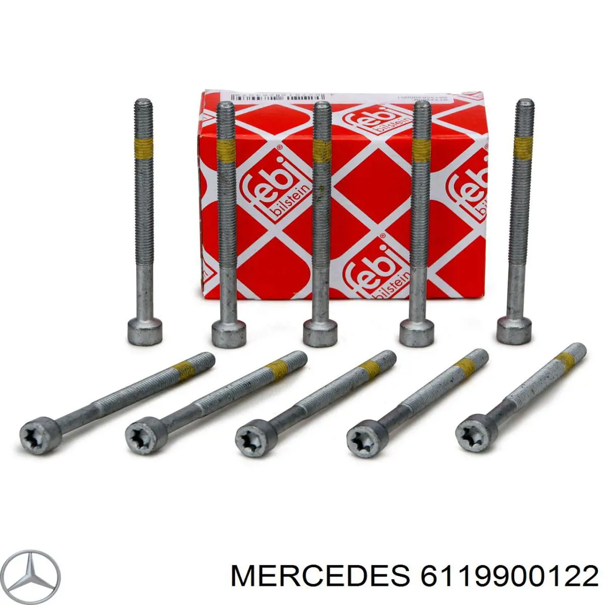 6119900122 Mercedes tornillo, soporte inyector