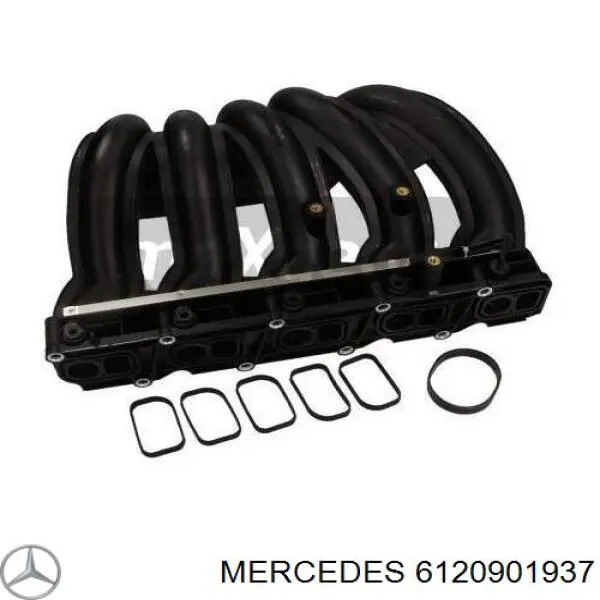 6120901937 Mercedes colector de admisión, suministro de aire