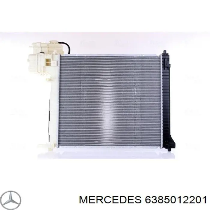 6385012201 Mercedes radiador refrigeración del motor