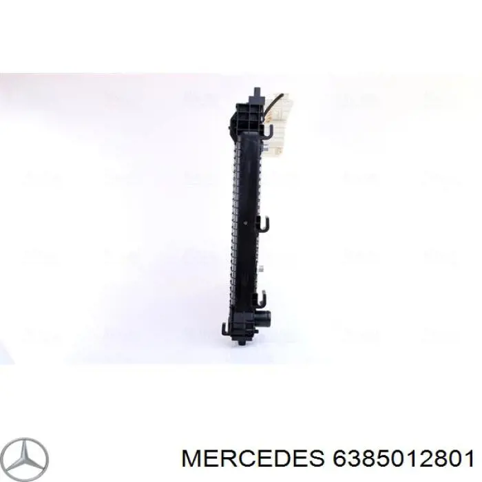 6385012801 Mercedes radiador refrigeración del motor