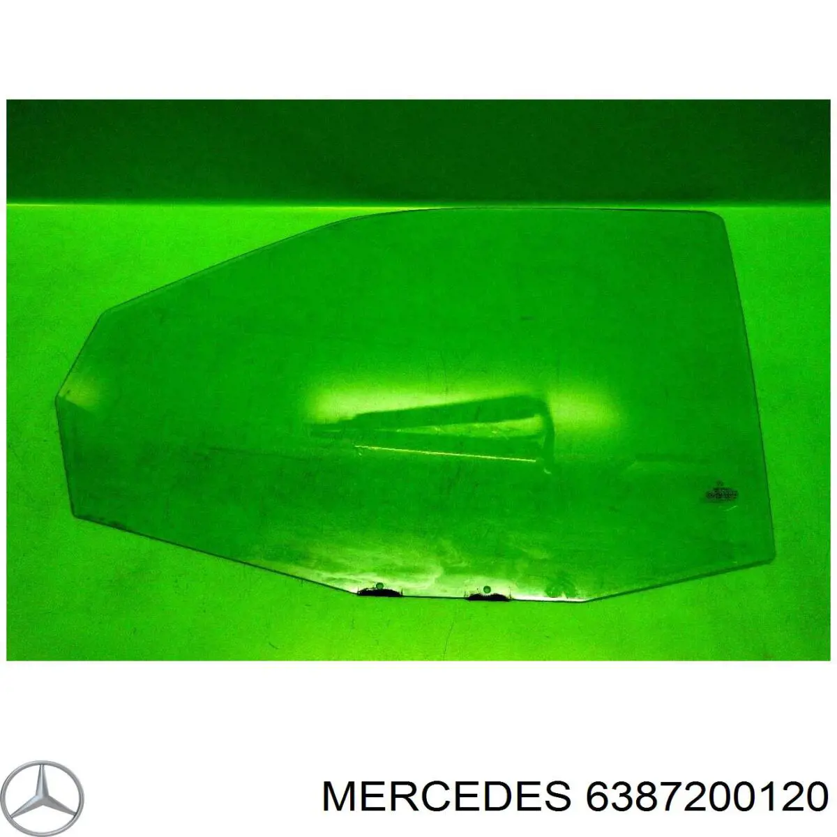 6387200120 Mercedes luna de puerta delantera izquierda