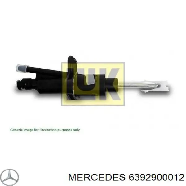 6392900012 Mercedes cilindro maestro de embrague