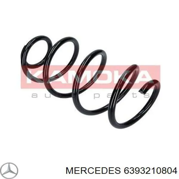 6393210804 Mercedes muelle de suspensión eje delantero